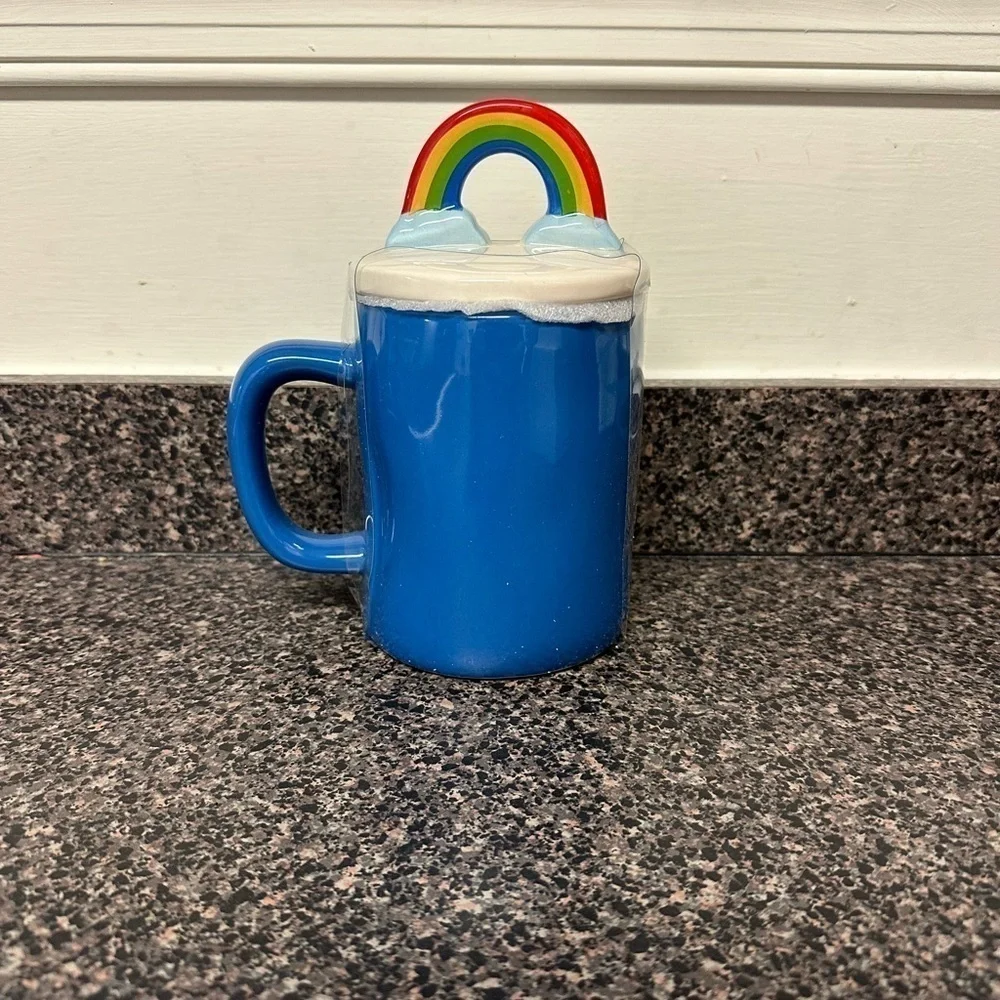 Rae Dunn Love is Blind Mug with Lid